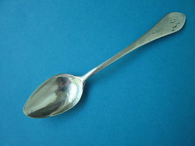 antique American teaspoon, Freeman Hinckley,