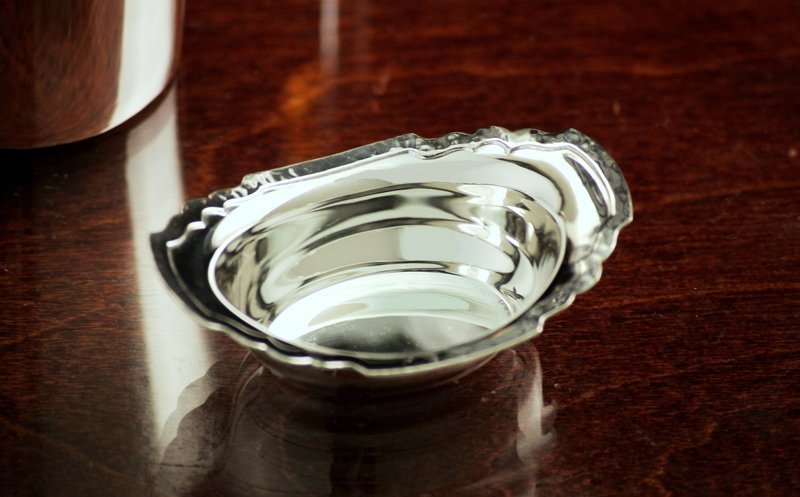 Shreve Silver Arts & Crafts Condiment Bowl