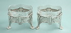 Koch & Bergfeld Art Nouveau Silver and Crystal Bowls