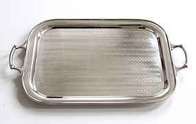 English Engine Turned Tray