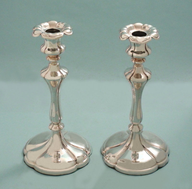 English Victorian Candlesticks