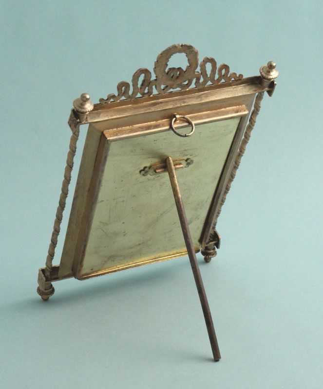Antique Gilded Bronze Photo Frame
