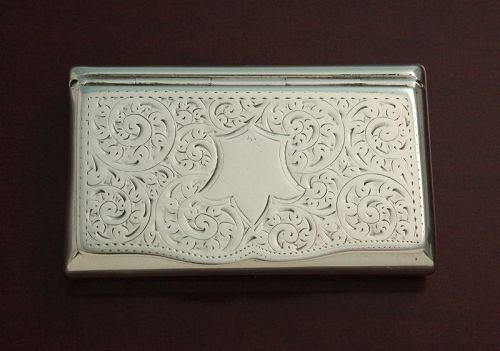 Antique English Silver Snuff Box