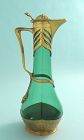 Osiris Art Nouveau Gilded Pewter Wine Jug