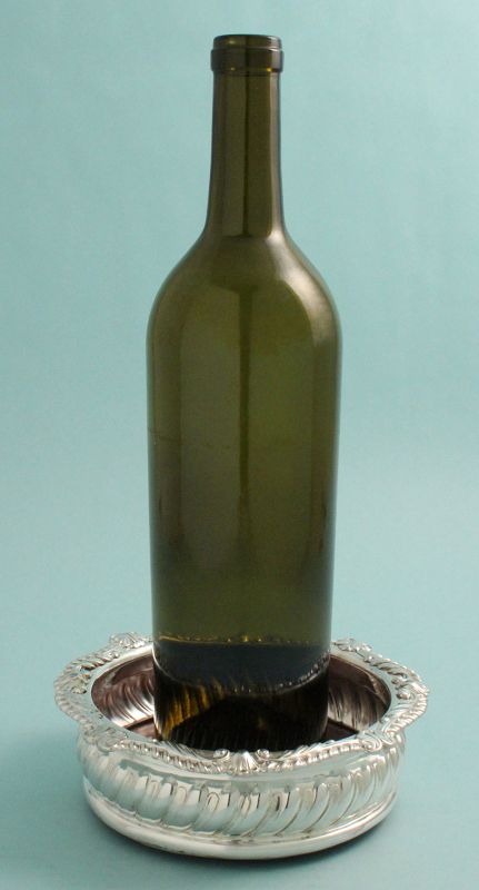 Sheffield Plate Wine Bottle Coaster