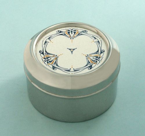 Art Nouveau Pottery Top Box