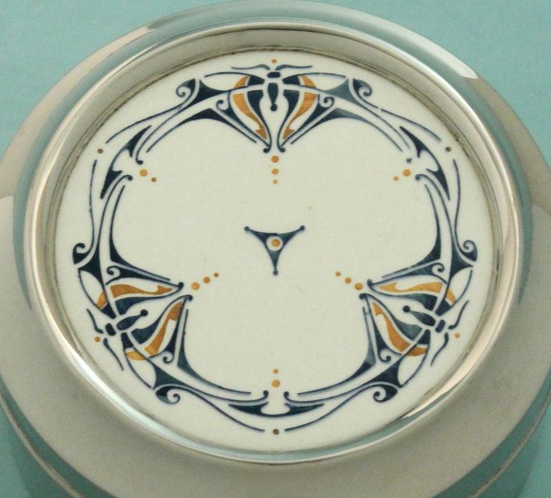 Art Nouveau Pottery Top Box