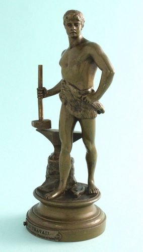 "Le Travail" Bronze, Maurice Constant
