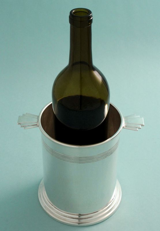English Art Deco Tall Bottle Stand