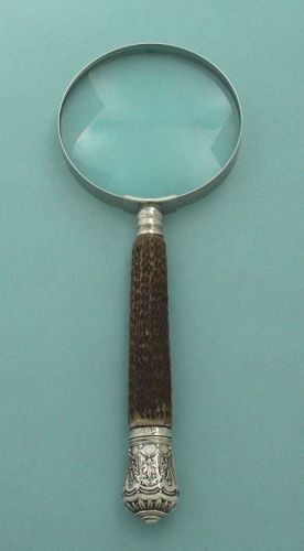 English Staghorn and Silver Magnifier