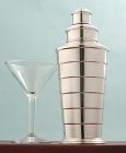 Art Deco Stepped Cocktail Shaker