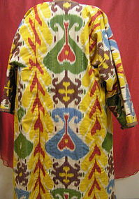 Fashionable Ikat Coat From Uzbekistan