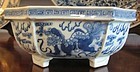 Chinese Blue White Porcelain Bulb Bowl