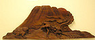 Japanese Architectural Pine and Tortoise Carving