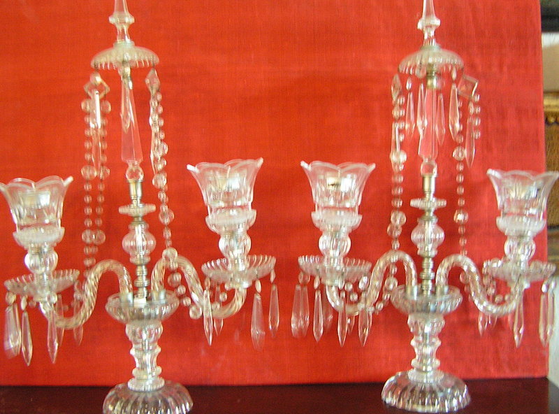 American Glass Candle Holders