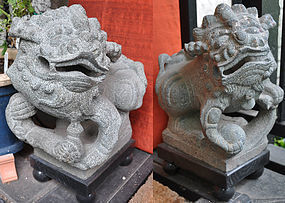 CHINESE STONE LIONS