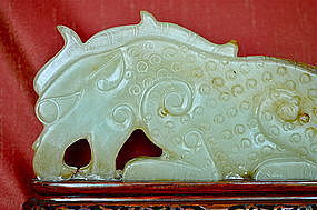 Chinese Hardstone Carving Of Dragon