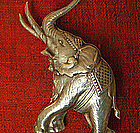 Thai Silver Elephant Pin