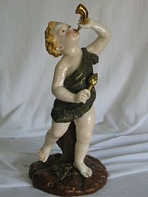 Royal Worcester cupid figurine "Dancing Cupids"