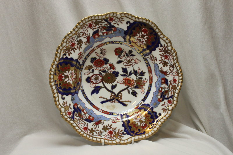 Spode felspar porcelain Japan pattern bowl Pattern 3955.
