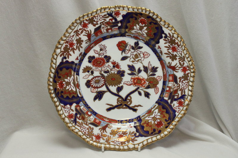 Spode felspar porcelain Japan pattern plate Pattern 3955