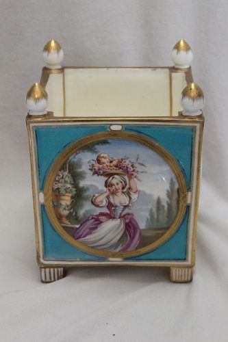 Minton hand painted small jardiniere
