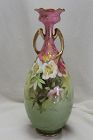 Doulton Luscian ware vase painted by Charles Hart senior