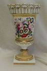 Hand painted and gilded vase att. to Minton