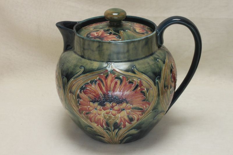 Moorcroft teapot Cornflower design
