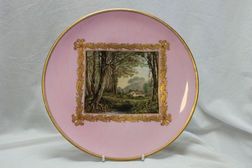Davenport hand painted plate