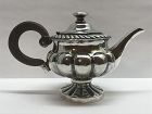 Early 19th Century Italian Silver Tea or Coffee Pot, Naples c. 1832-35