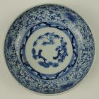 A Good Arita/Japanese Porcelain Low Bowl in Blue and White, Ca.1750-70