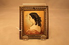 Antique Continental Miniature Painting,19th C