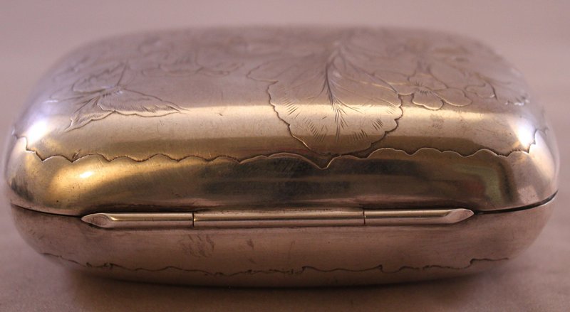 Antique Gorham Sterling Silver Soap Box 19th C.