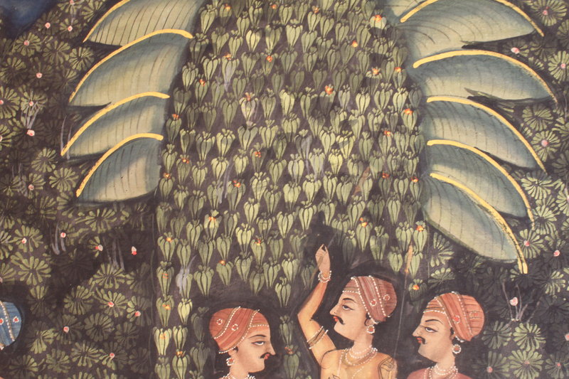 Large Indian (Jaipur School, 19th/20th C.) Painting