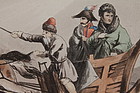 BUONAPARTE'S FLIGHT IN DISGUISE FROM RUSSIA, Dec 1812