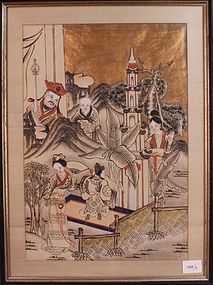 Marvelous Asian Painting, Mid 20th C.