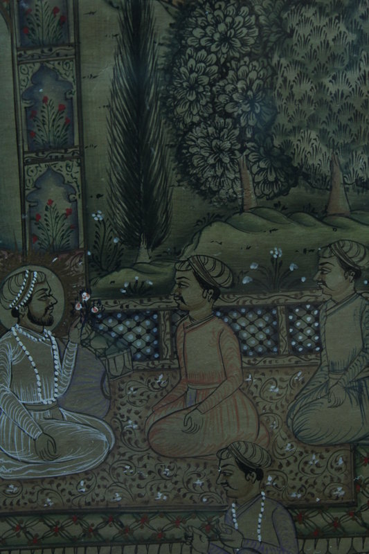 Persian Manuscript Page-Miniature Painting, 19th C.