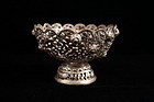 Hand Crafted Southeast Indian Silver Vessel/Bowl.