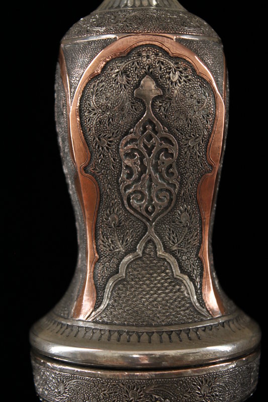 Superb Large Persian Hand Crafted Copper Jar,
