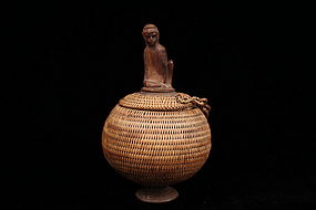 Wonderful African Woven Basket.