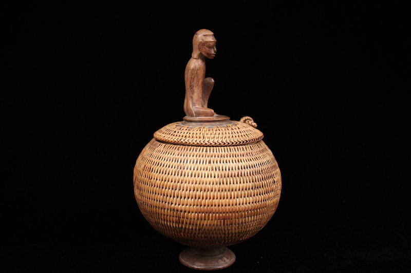 Wonderful African Woven Basket.