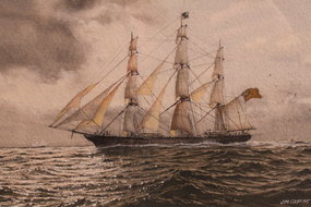 JAMES GRIFFITHS "Tall Ship at Sea"