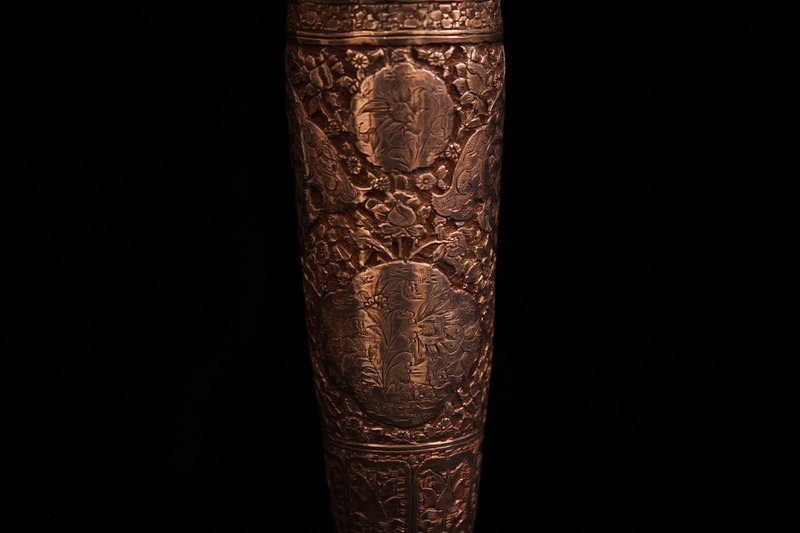 Superb Antique hand Crafted Persian Vase, 19th c.