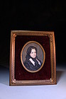 18th C. Miniature Portrait Painting.