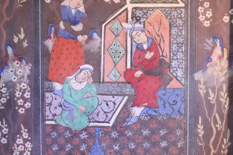 Persian Painting/Manuscript Page, Safavid Dynasty.