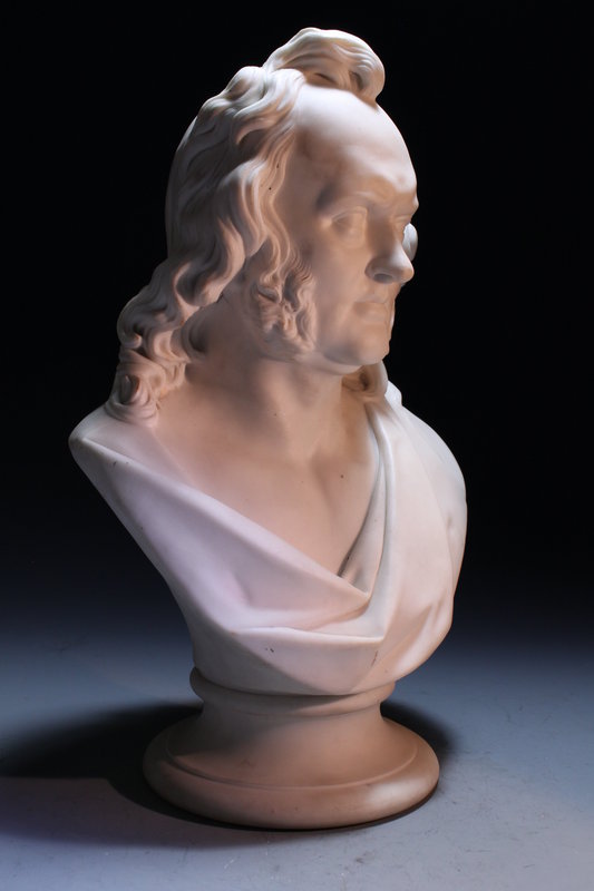 19th c. Parian Portrait Busts.