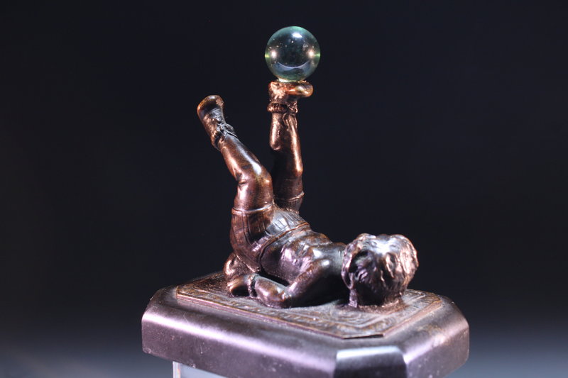 Fabulous Bronze Figure, Early 20th c.
