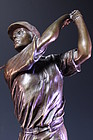 INCREDIBLE LARGE BRONZE FIGURE OF A GOLFER, Earl 20TH c