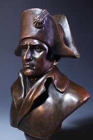 French Tabletop Patina-ted Bronzes of Napoleon,